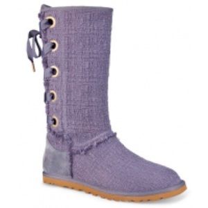 UGG Heirloom Lace Up Night Purple 9